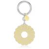 Yellow Key ring TOUS Circle Logo