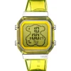 Yellow polycarbonate and steel digital Watch D-BEAR Fresh