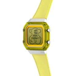 Yellow polycarbonate and steel digital Watch D-BEAR Fresh
