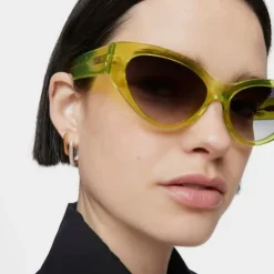 Yellow Sunglasses TOUS Cat Eye