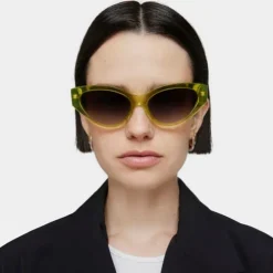 Yellow Sunglasses TOUS Cat Eye